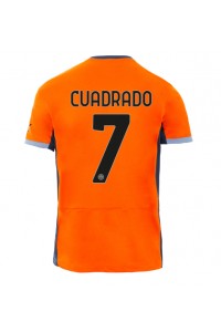Inter Milan Juan Cuadrado #7 Jalkapallovaatteet Kolmaspaita 2023-24 Lyhythihainen